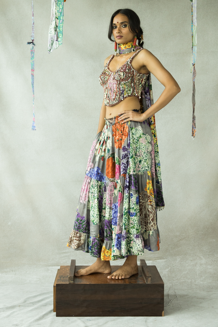 GAJRA RE FLARED SKIRT