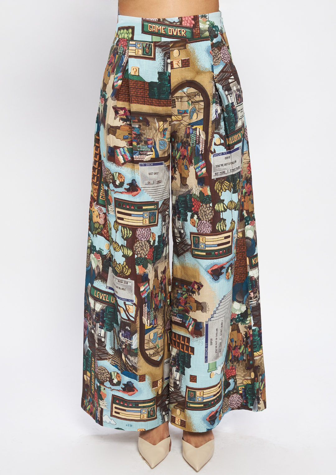 PIXELMATI PLEATED PANT