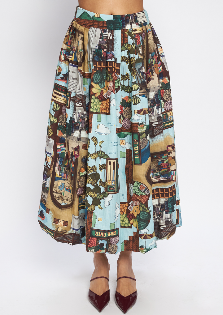 PIXELMATI BUBBLE SKIRT