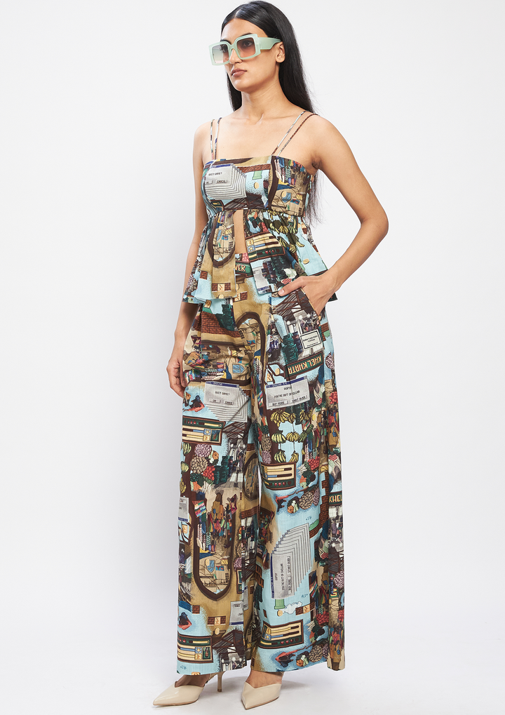 PIXELMATI PLEATED PANT