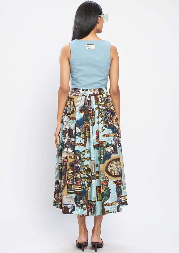 PIXELMATI BUBBLE SKIRT