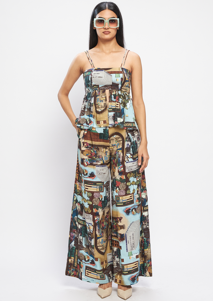 PIXELMATI PLEATED PANT