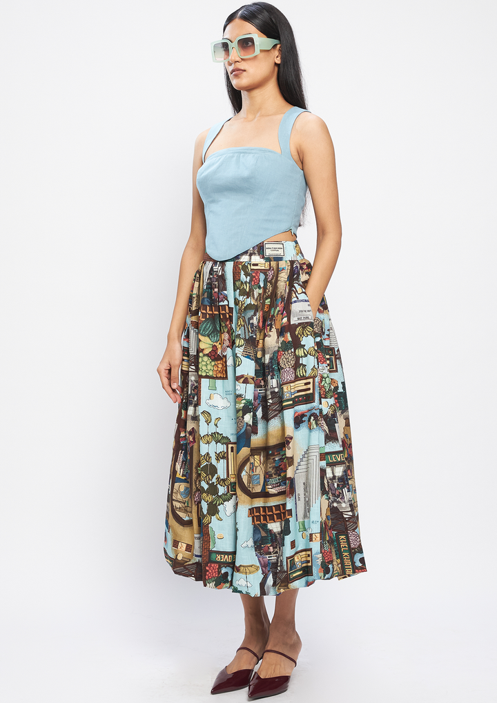 PIXELMATI BUBBLE SKIRT