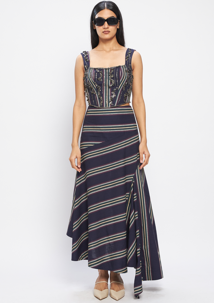 PAATHSHALA ASYMMETRIC SKIRT