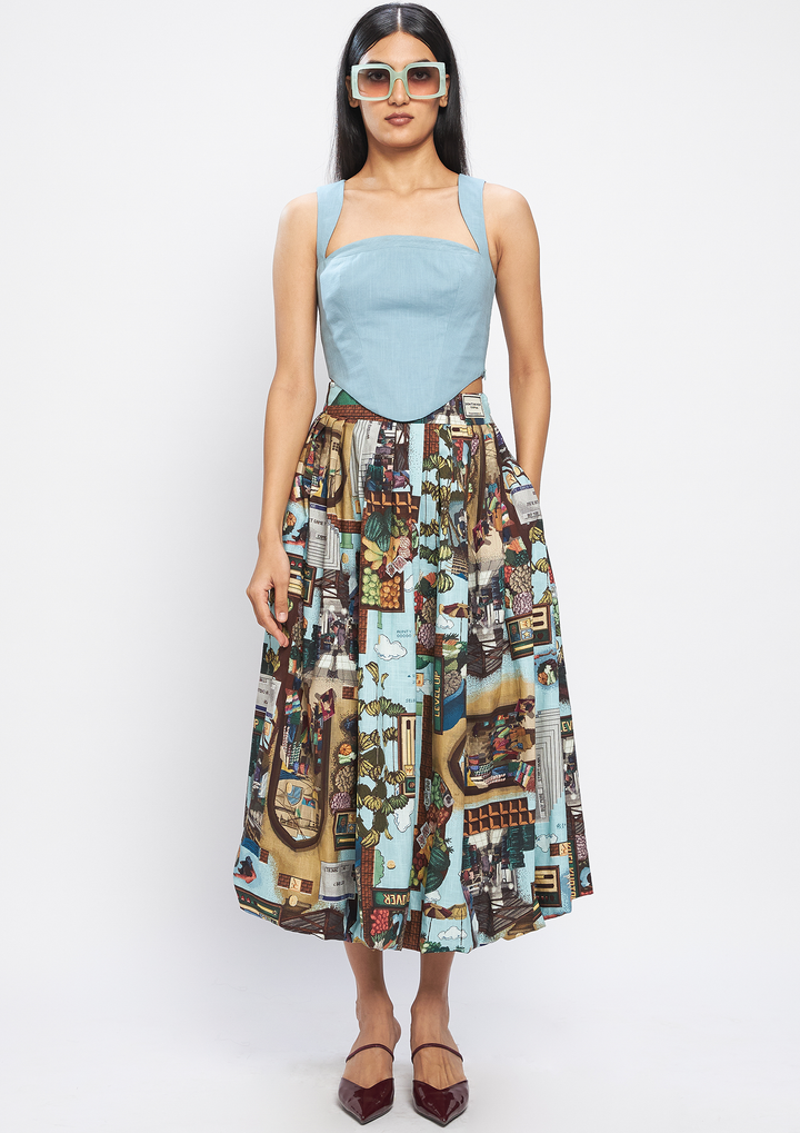 PIXELMATI BUBBLE SKIRT
