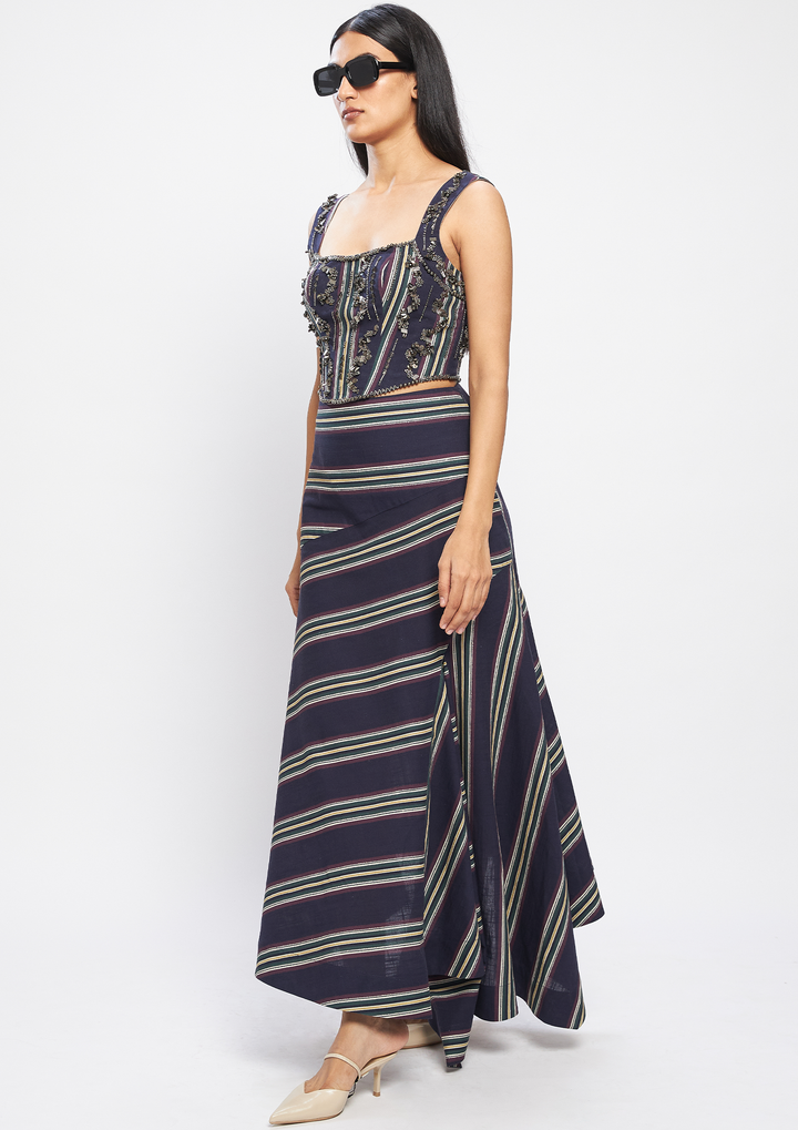 PAATHSHALA ASYMMETRIC SKIRT