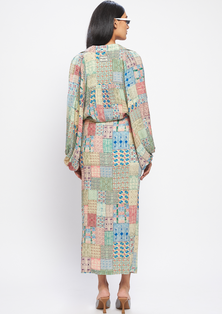 RUMAAL RUCHED SKIRT