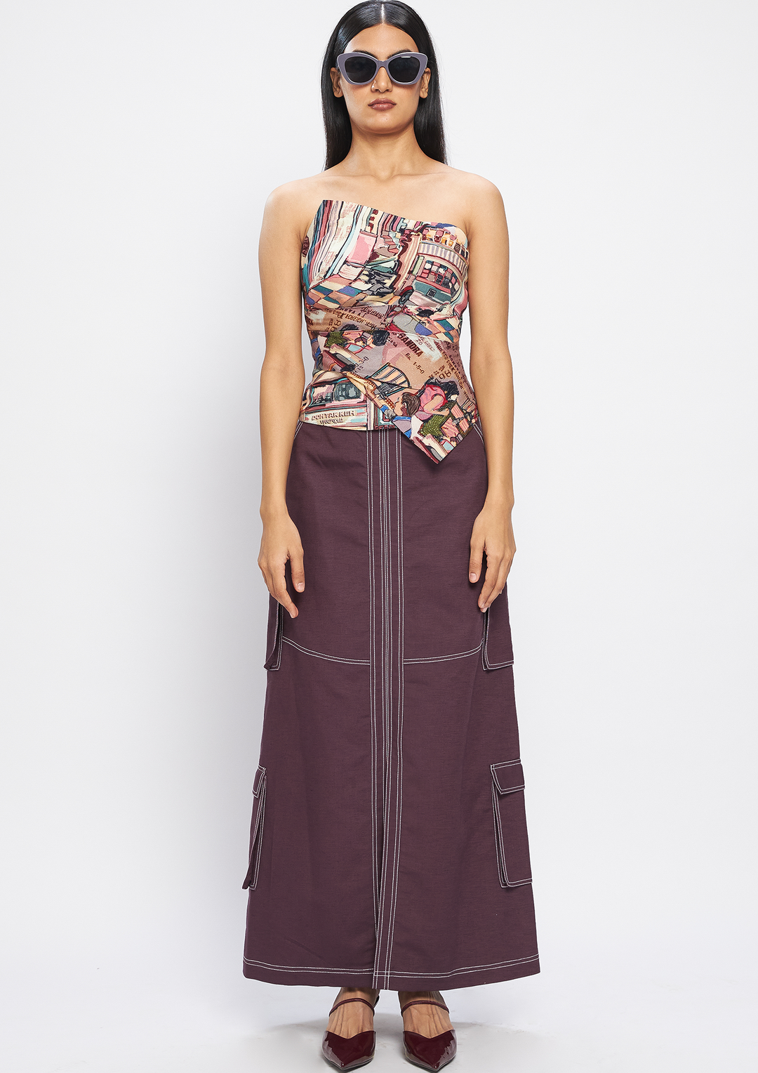JAMUN CARGO SKIRT