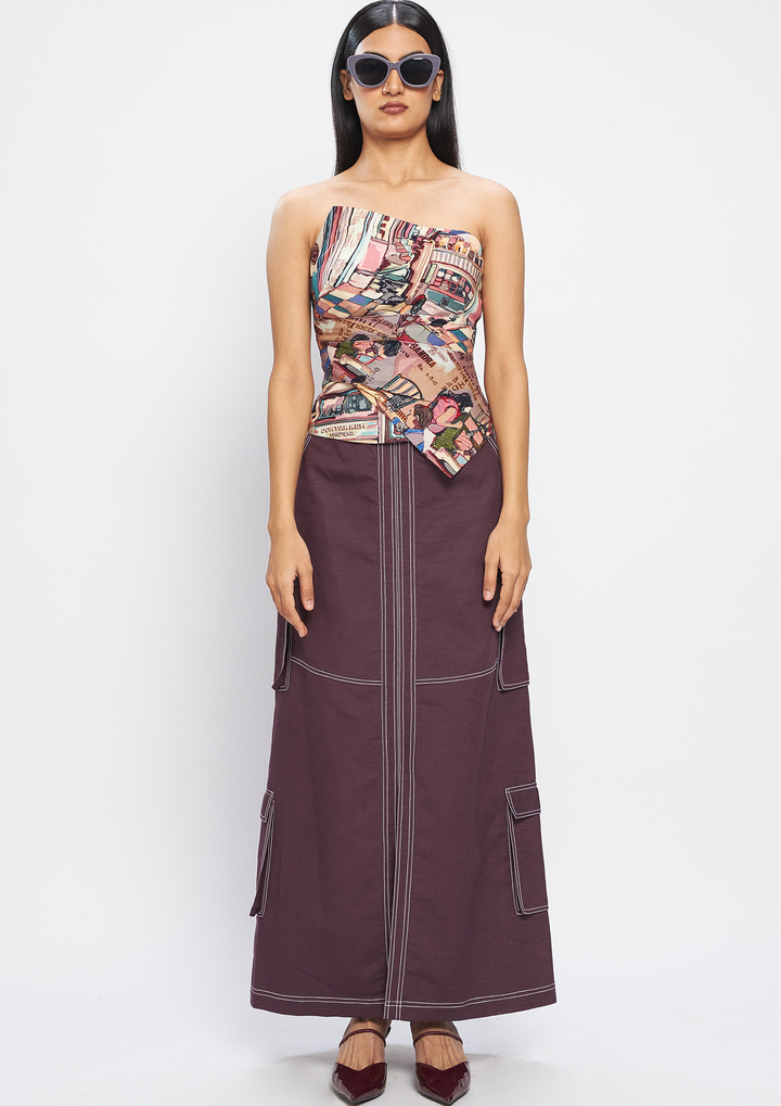 JAMUN CARGO SKIRT