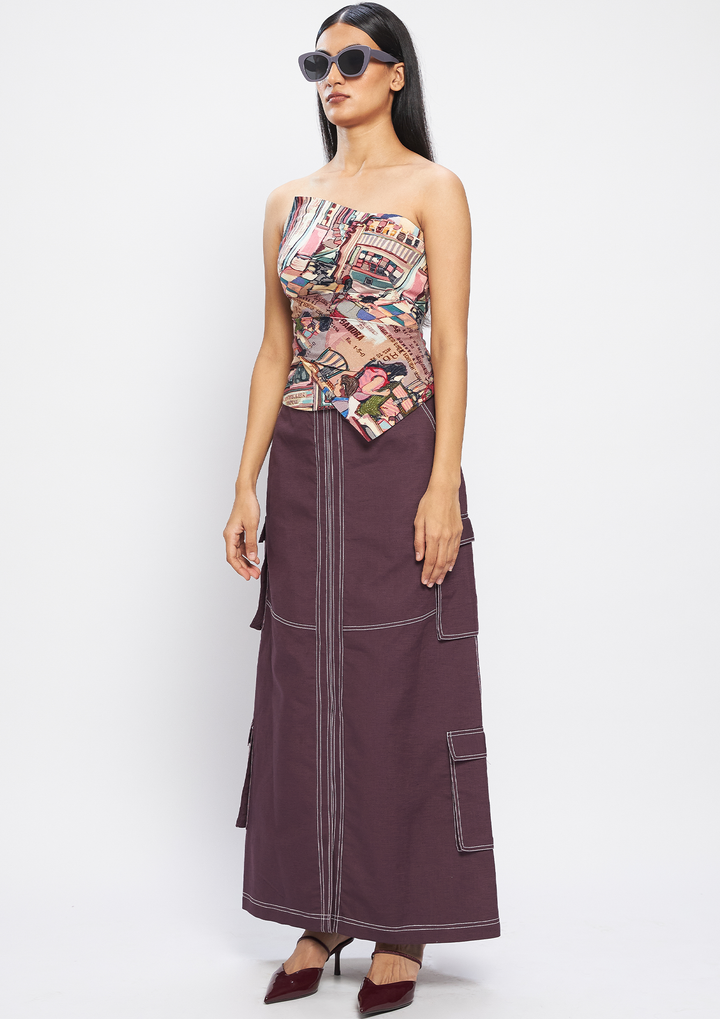 JAMUN CARGO SKIRT