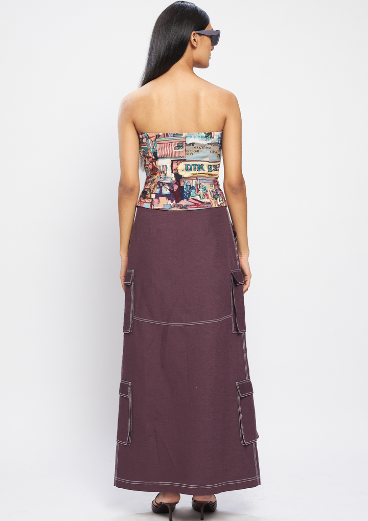 JAMUN CARGO SKIRT
