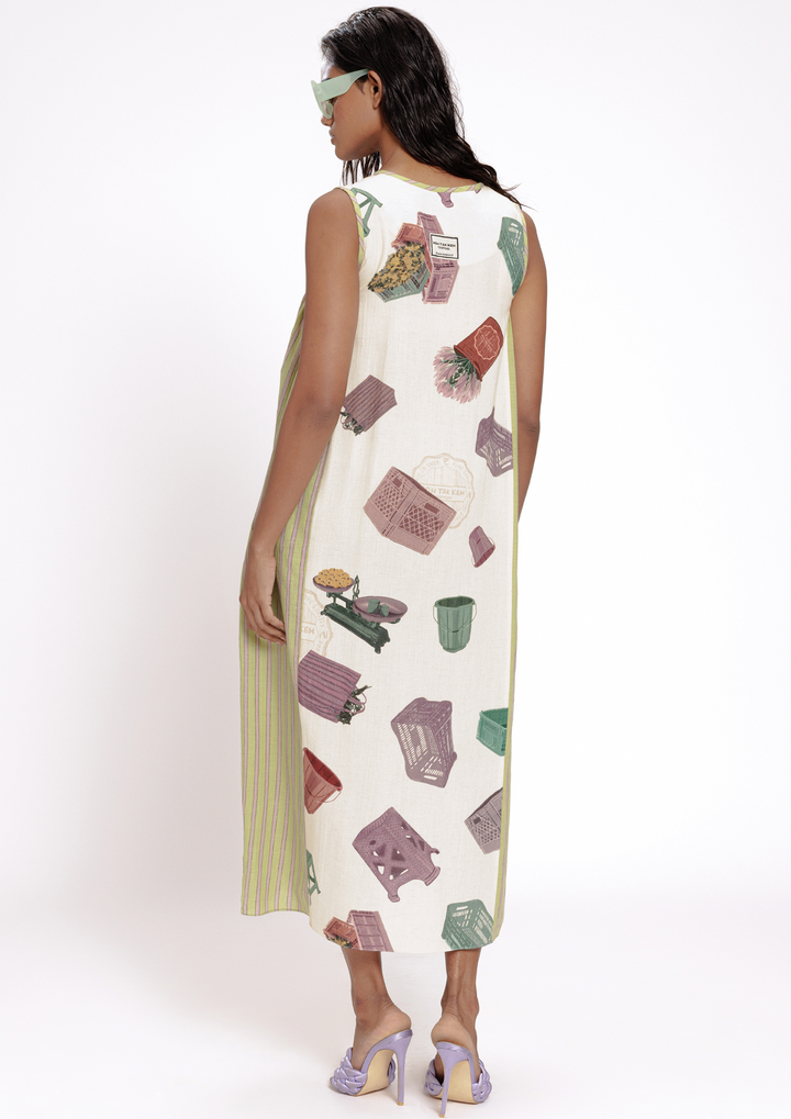 DADAR PANELLED DRESS