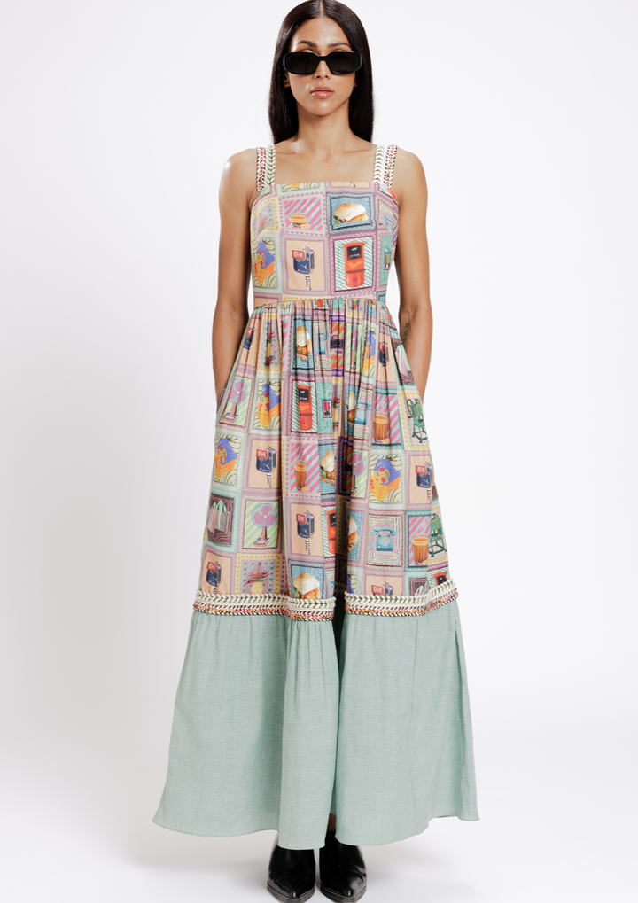 KAALI PEELI MAXI DRESS