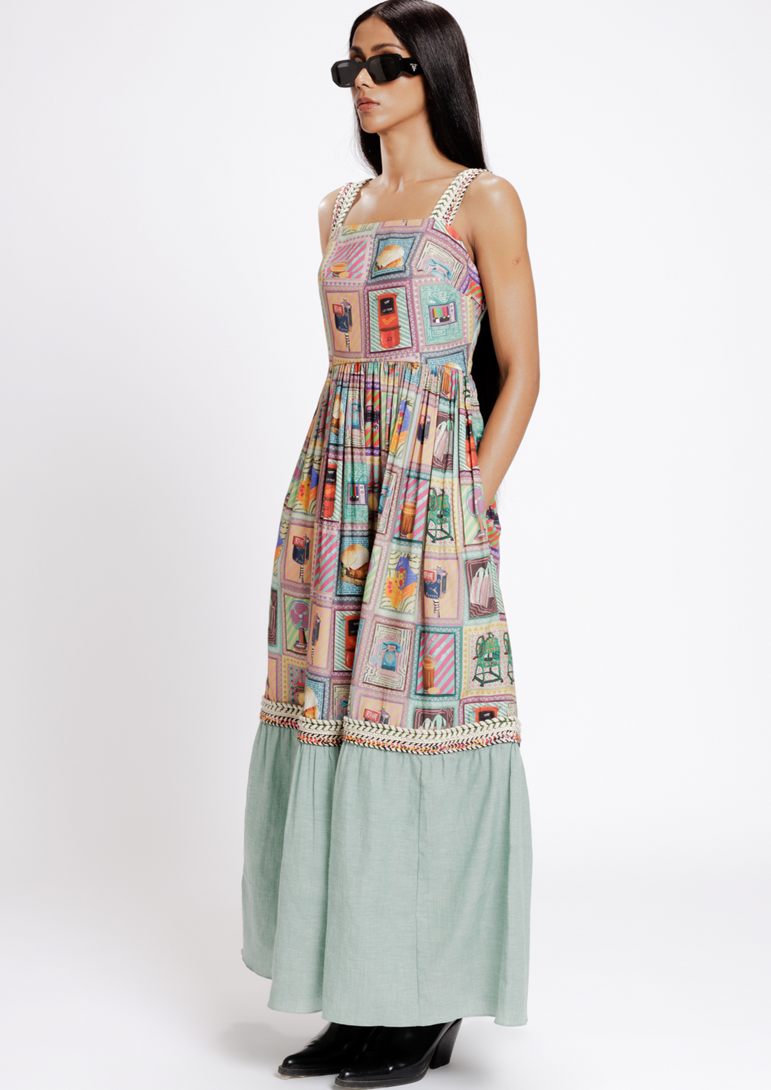 KAALI PEELI MAXI DRESS